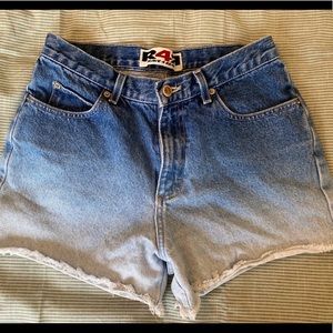 Denim High Waisted Shorts
